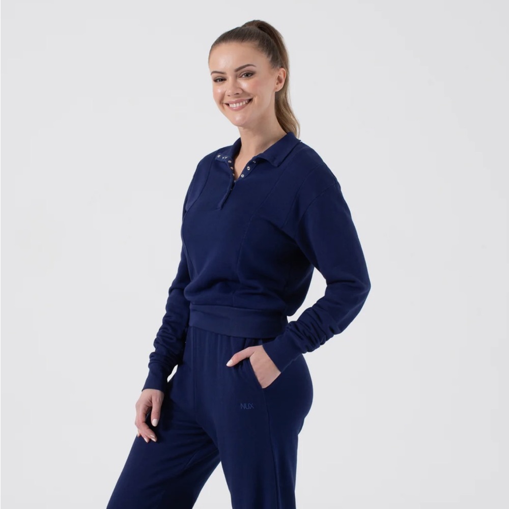 NUX Terry Pullover, NBW navy - Picture 3 of 3